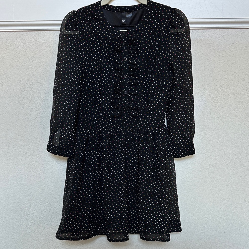 H&M Multicolor Polka Dot Mini Dress